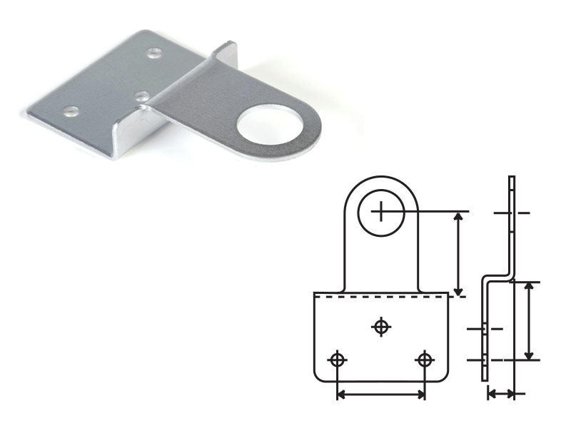 Cabinet Hasp for Overlay Solid Doors